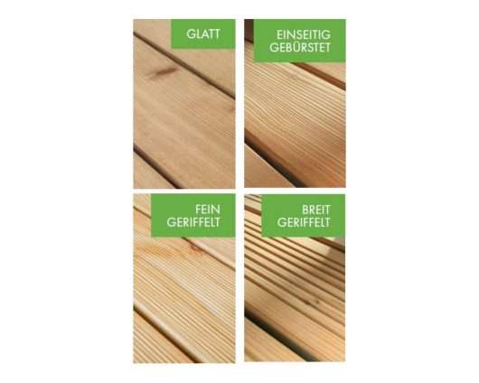 THERMO TANNE - TERRASSENDIELE - Rift/Halbrift Sortierung – Bild 3